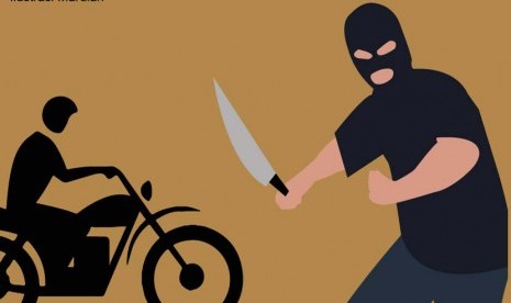 Begal Apes, Motor Mogok Saat Kabur Hingga Akhirnya Ditangkap Warga